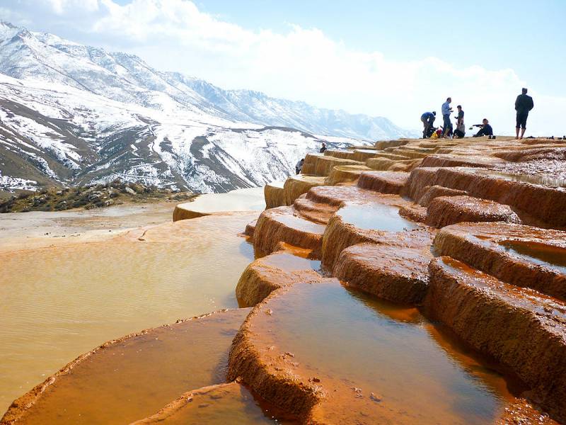 چشمه های پلکانی باداب سورت مازندران